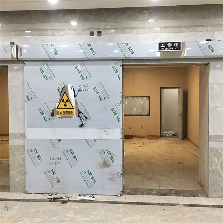 陇南双扇电动防护铅门